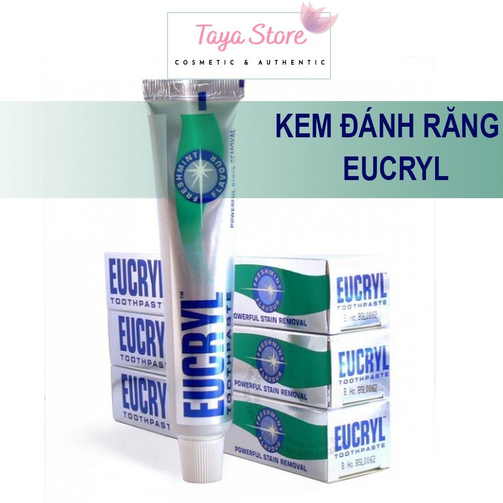 Kem Đánh Răng Eucryl Toothpaste UK 62g