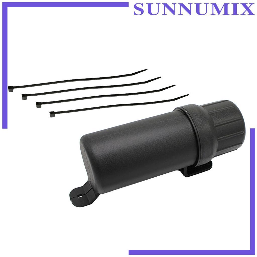 [Sunnimix] Hộp Đựng Găng Tay Ống Đi Mưa / Xe Máy Màu Đen Thông Dụng