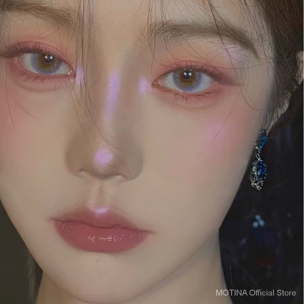 Bảng Phấn Bắt Sáng Tạo Khối Lấp Lánh Ánh Ngọc Trai Trang Điểm Chuyên Nghiệp Bắt Mắt