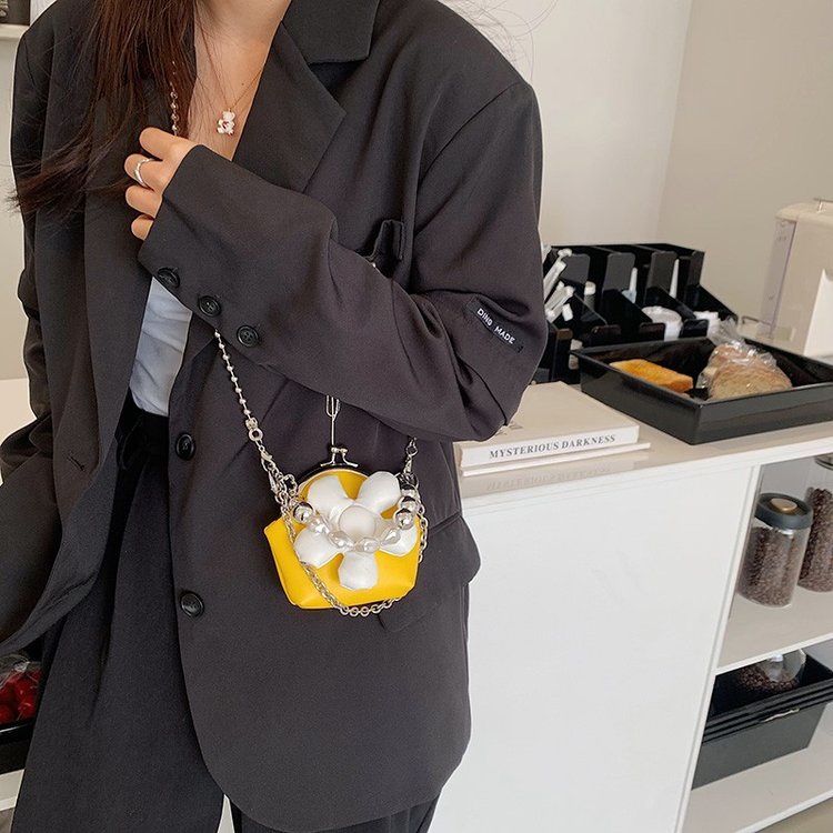 Túi Đeo Chéo Mini Họa Tiết Hoa Ba Chiều Phong Cách Mới 2022