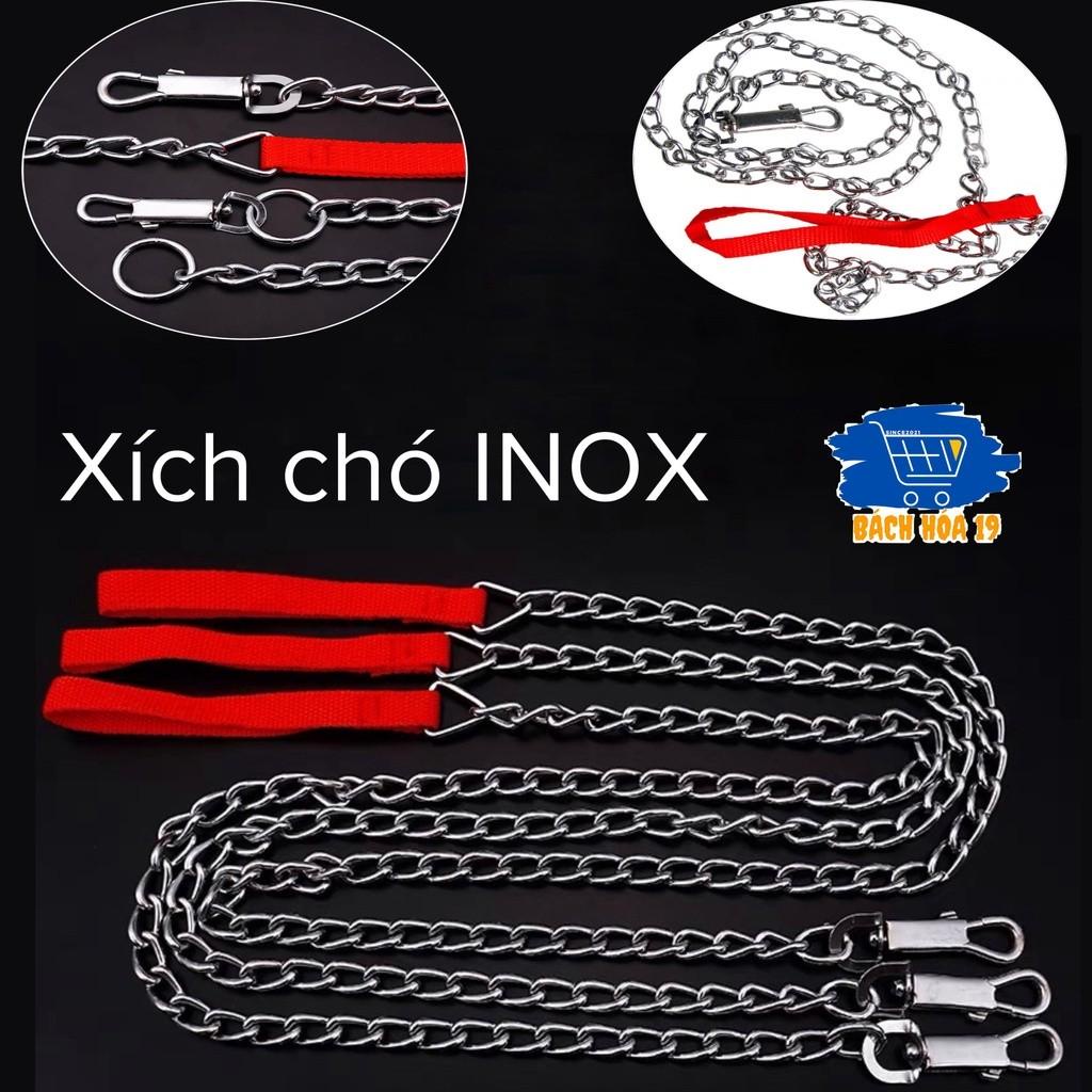 Dây Xích Chó Mèo Bằng Inox, Mạ Chrome Không Rỉ có tay cầm