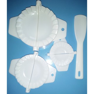 Combo 3 khuôn làm bánh há cảo, bánh xếp, tặng kèm vá lấy bột