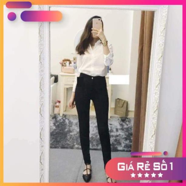 Mã 0542 Quần tregging cạp khóa vải cotton