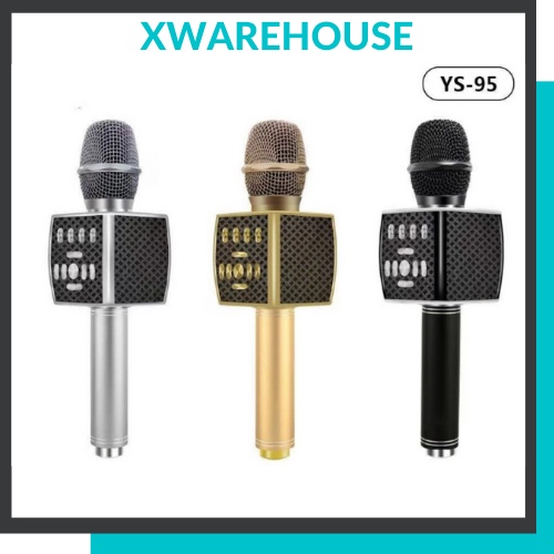 Micro bluetooth karaoke Yo-SuSD YS95 chính hãng hàng xịn công suất 14W, micro không dây hát karaoke 3000mah