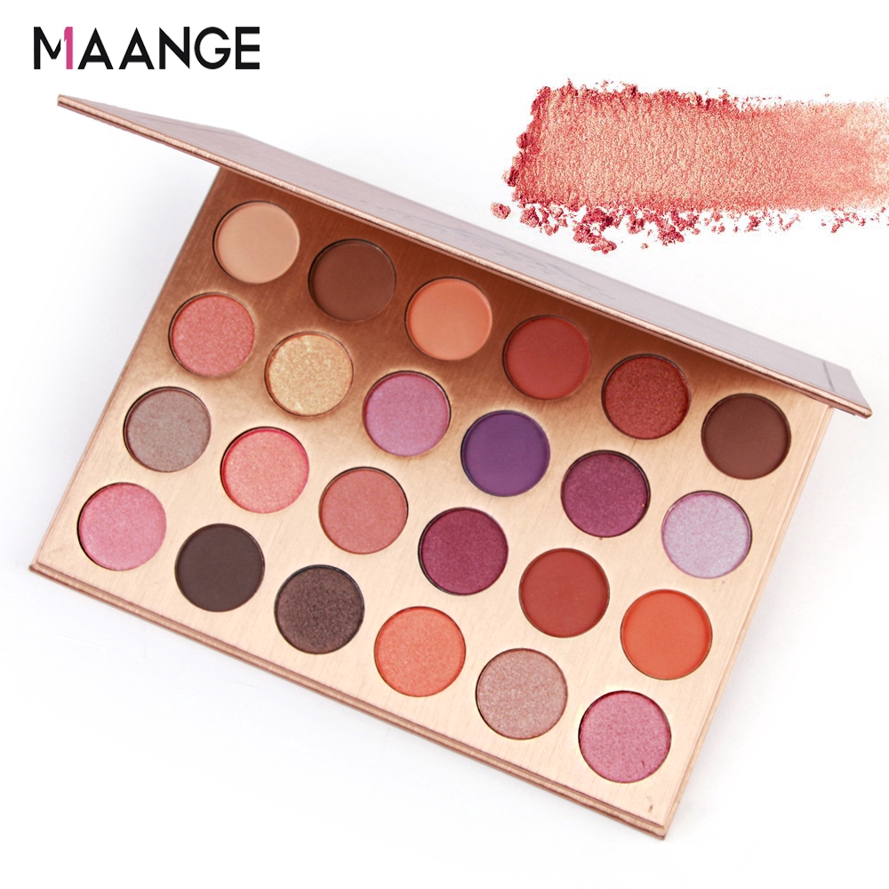 Bảng phấn trang điểm mắt MAANGE 24 màu tạo lớp trang điểm xinh đẹp tự nhiên | BigBuy360 - bigbuy360.vn