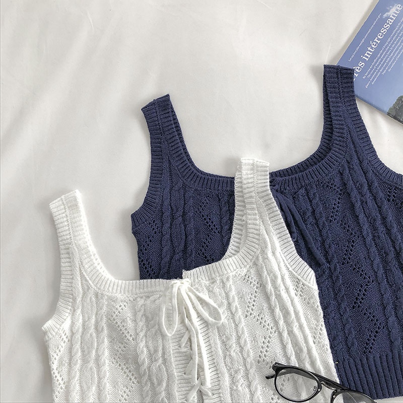 Áo ba lỗ đan dây DA464