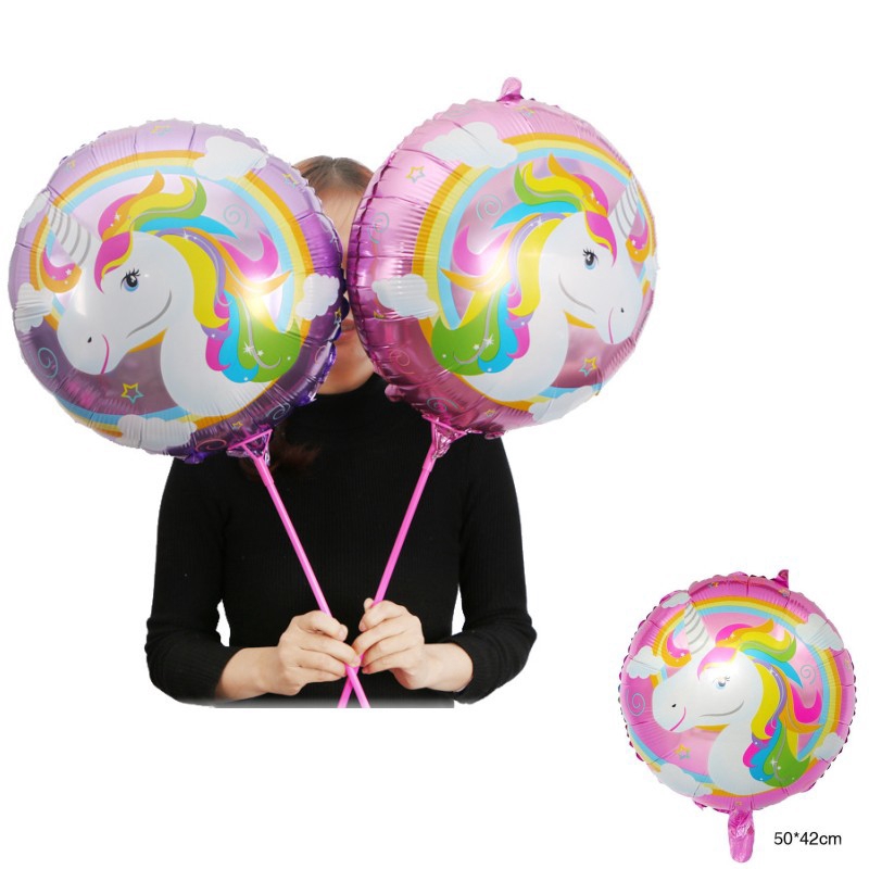 Bong bóng giấy nhôm 18 inch dành cho trang trí tiệc tùng sinh nhật làm đồ chơi cho bé