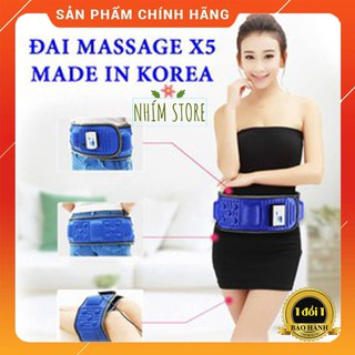 Đai massage tan mỡ x5, đai massage giảm mỡ bụng hiệu quả nhanh gấp 5 lần