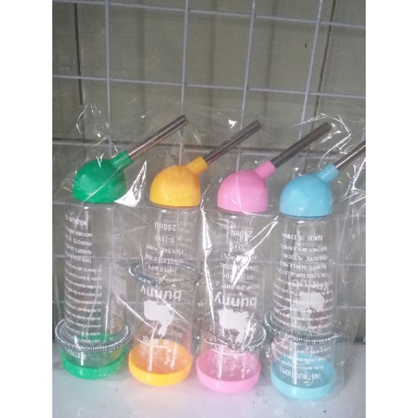 [Mã 55FMCGSALE1 giảm 10% tối đa 40K đơn 250K] Bình nước bi cho Hamster, vẹt, thỏ...(125ml, 250ml, 500ml)