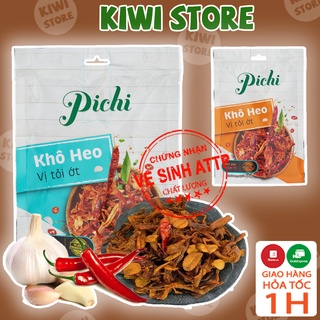 Khô lợn cháy tỏi Pichi thịt heo sấy loại ngon đậm vị 50g 100g ăn vặt Kiwi Store thumbnail