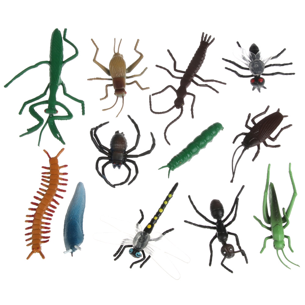 Set 12 Mô Hình Đồ Chơi Các Con Vật Xinh Xắn Dành Cho Các Bé