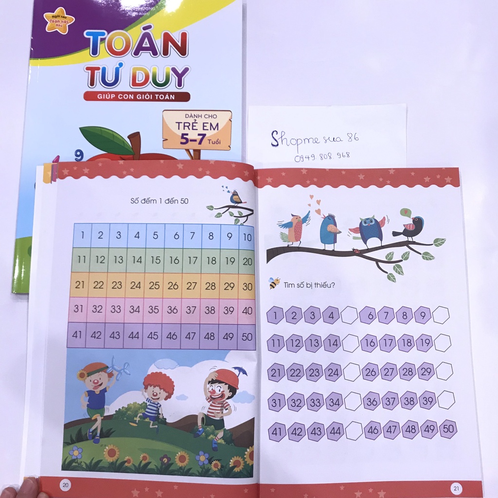 toan tu duy (5-7t)_giúp bé giỏi toán, chuẩn bị hành trang cho bé vào lớp 1