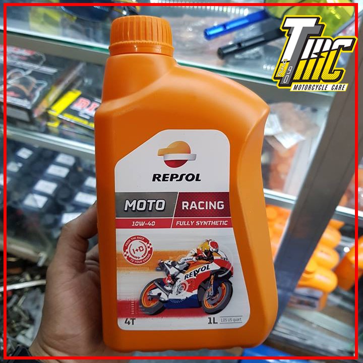 Nhớt Repsol Racing 10W40 4T Fully Synthetic 1 Lít