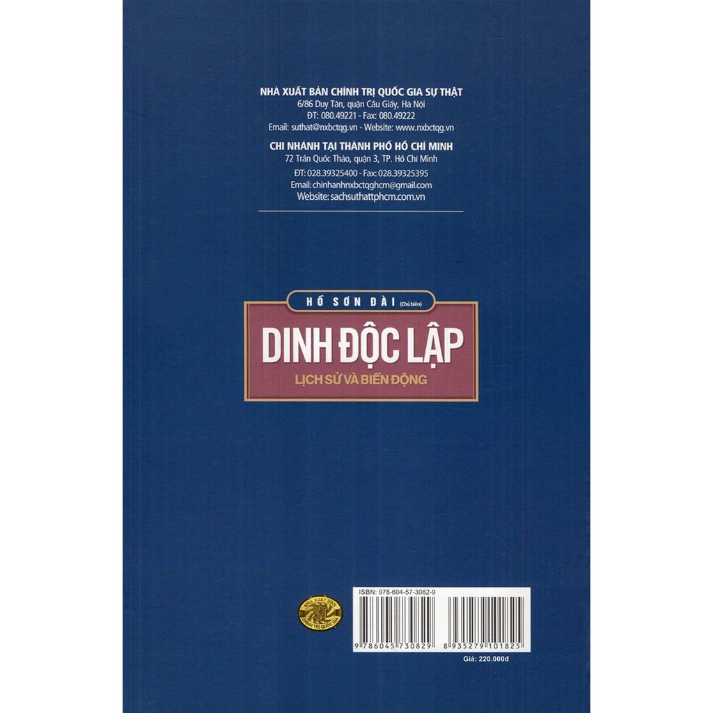 Sách - Dinh Độc Lập, Lịch Sử Và Biến Động | BigBuy360 - bigbuy360.vn