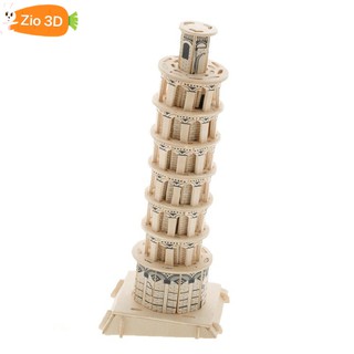 Mô hình lắp ráp gỗ 3D Tháp nghiêng Pisa