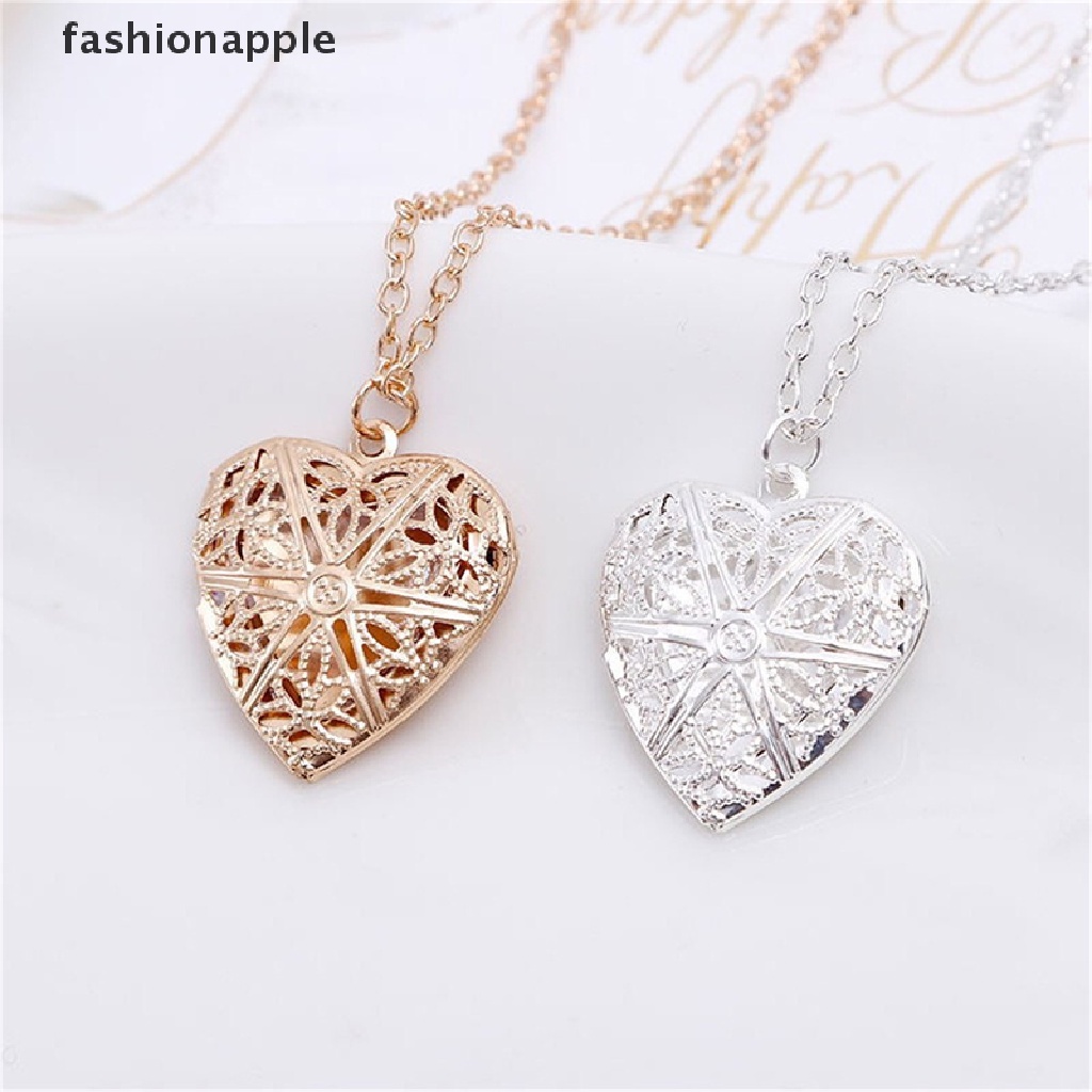 Vòng cổ Mặt Mở Hình Trái Tim Thời Trang Cho Nữ