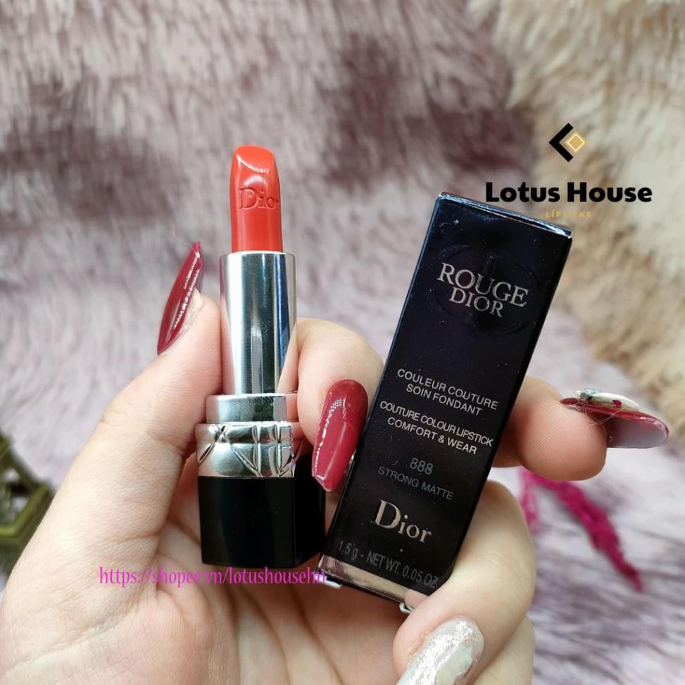 Son Dior Rouge Dior mini 1.5g mềm mại tự tin vô cùng sang chảnh