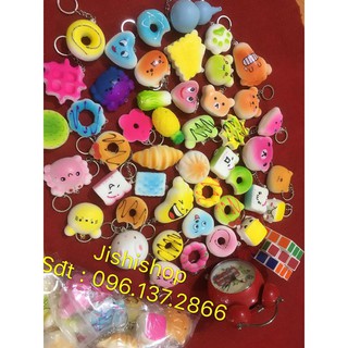 SQUISHY BÉ KÈM MÓC KHÓA thép ko gỉ LoẠI NGẪU NHIÊN | squishyhaihuoc