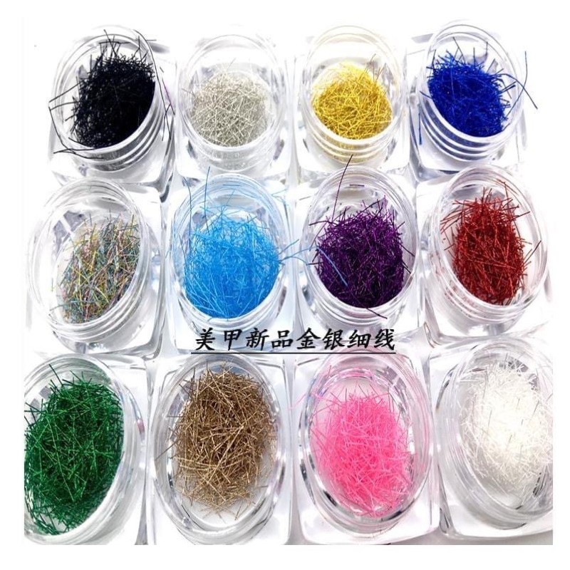 Set Nhũ Sợi Làm Nail set12hũ