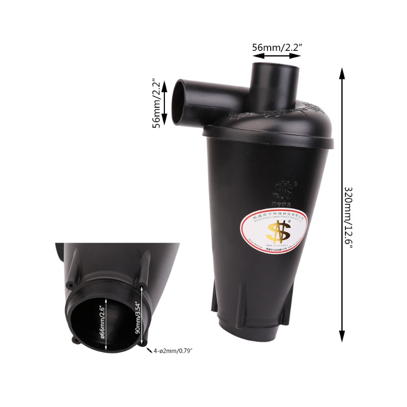 Bộ đầu hút lọc bụi dạng lốc xoáy