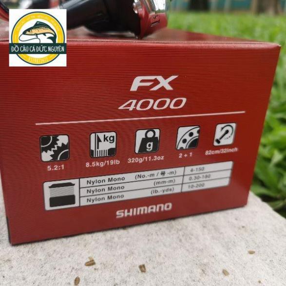 [Chính hãng] Máy câu cá Shimano FX 4000FG dòng mới 2019 tay quay kim loại -ĐỒ CÂU ĐINH THẮNG [Shop đồ câu cá uy tín]