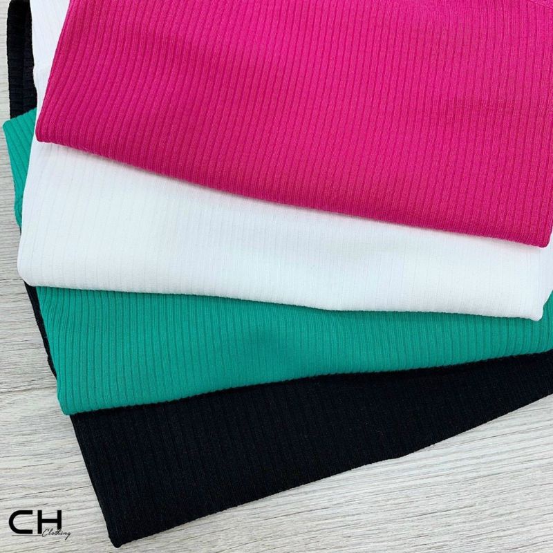 Áo ba lỗ tăm viền ôm body