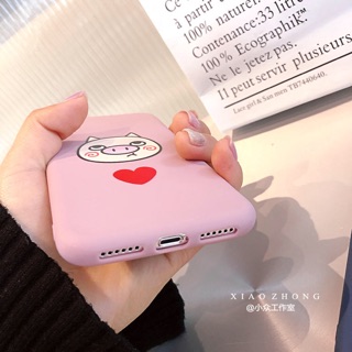 Ốp heo hồng tim đỏ 🐷❤️- Ốp IPHONE