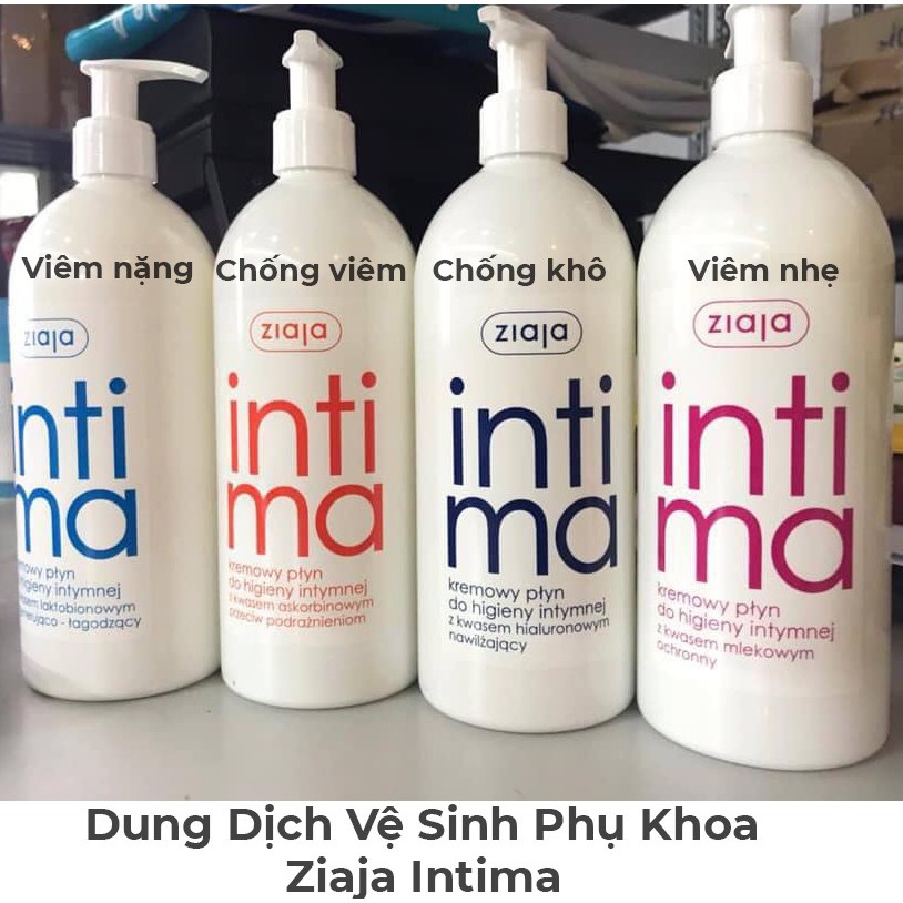 Dung dịch vệ sinh Intima Ziaja Ba Lan