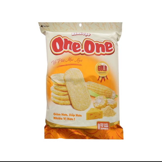 Bánh Gạo OneOne Các vị Phô Mai, Bò Nướng, Tảo