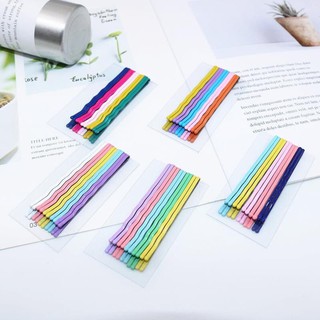 [SIÊU RẺ] SET 10 GHIM KẸP TÓC SẮC MÀU