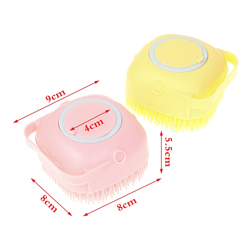 Bàn Chải Silicone Dùng Tắm Rửa Cho Thú Cưng Tiện Dụng 27