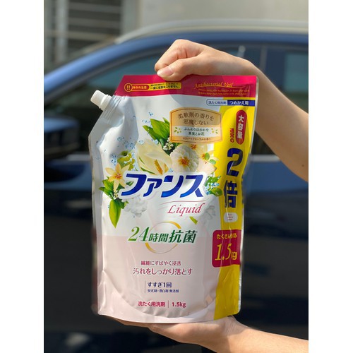 Nước giặt đậm đặc, kháng khuẩn cao cấp Kaori 1,5kg