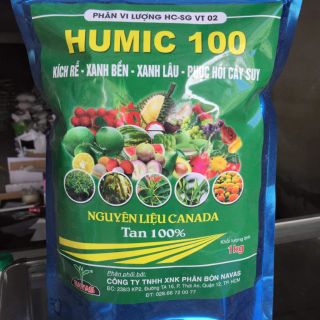 Humic 100 - Kích rễ - Xanh bền túi 1 kg