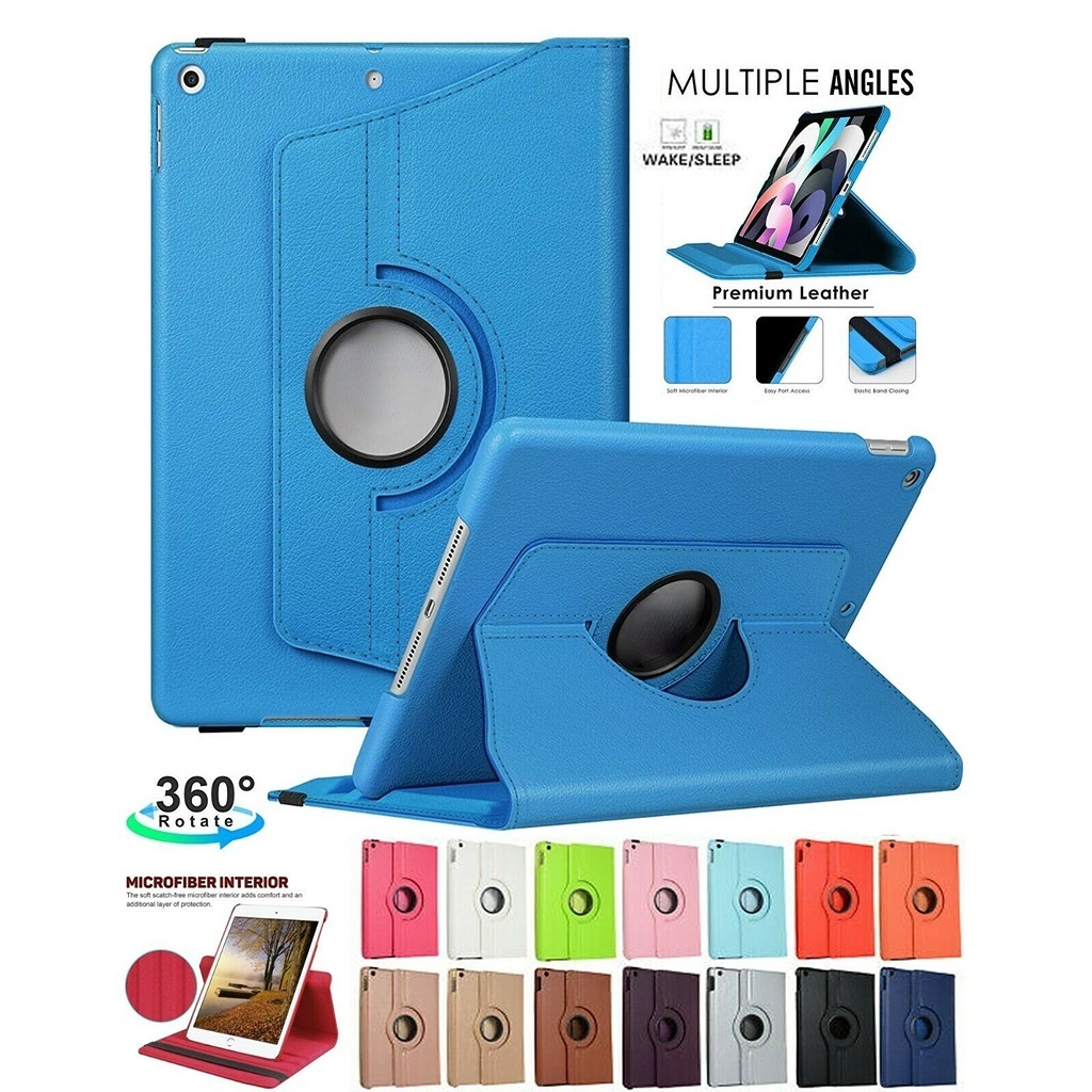 Da Thông Minh Xoay 360 Độ Cho A - pple i-Pad 2 3 4 9.7 2017 2018 5th 6th Air 1 2 Pro 9.7"