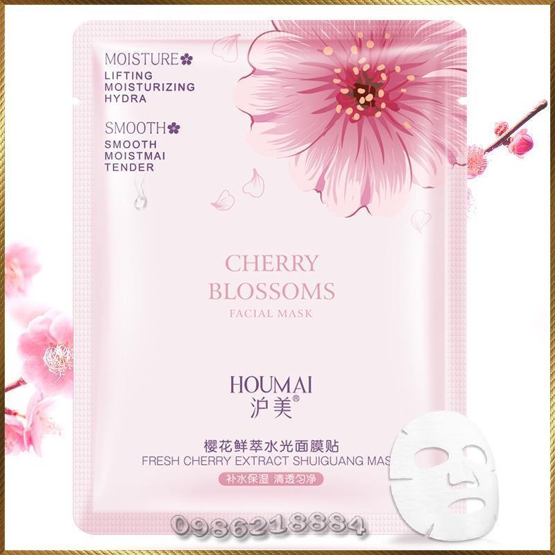 Mặt nạ trắng da kiểm soát dầu Hoa Anh Đào Houmai Cherry Blossom Facial Mask HCB5