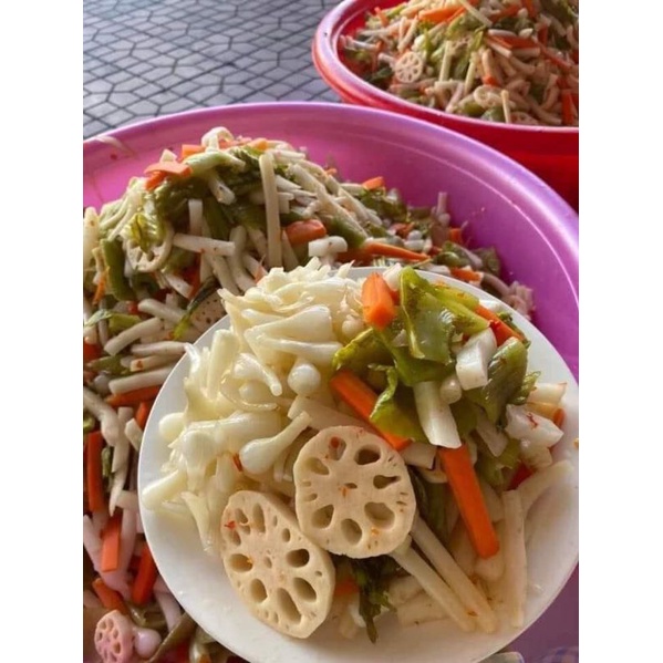 1kg Kim chi củ sen chua ngọt