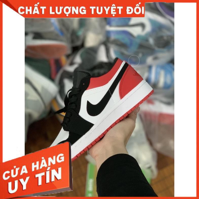 Giày Jordan 1 Low Black Toe, giày jordan đỏ đen thấp cổ | BigBuy360 - bigbuy360.vn