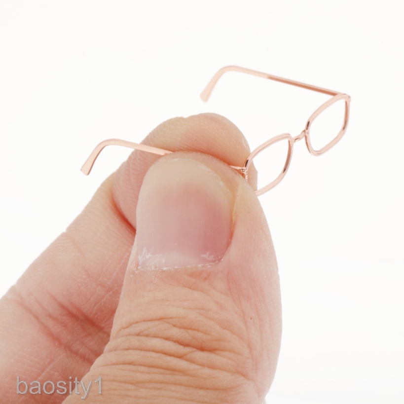 Mô hình mắt kính cho búp bê tỉ lệ 1/6 cỡ 2.3x2.3cm