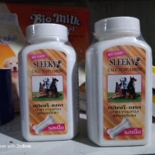 Canxi Thái SLEEKY bổ sung Canxi hàng ngày cho chó mang thai, cho con bú, phục hồi hạ bàn, tai cụp