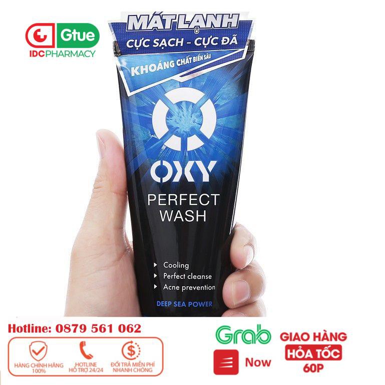 Kem sữa rửa mặt Oxy 100g | 50g Perfect Deep Wash Oil Control White Complete Total anti-acne Prime Multi Action ngừa mụn