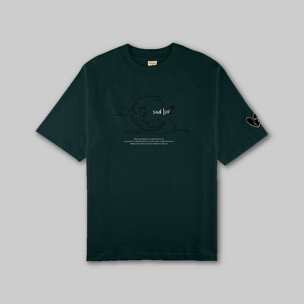 Áo thun Sad.boiz SADLUV BASIC 2022, CITY Tím đen trắng unisex nam nữ tay lỡ FORM RỘNG
