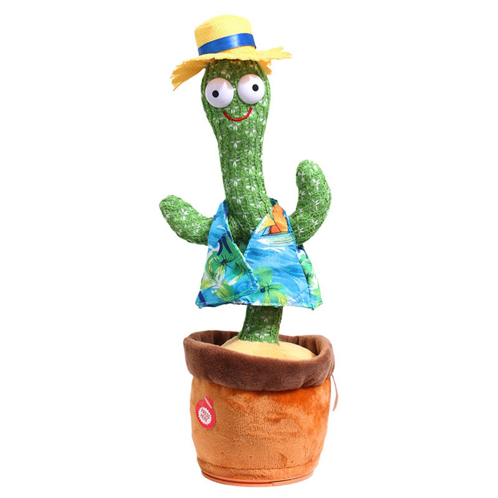 Dancing cactus cactus plush toys 120 interesting music recordings imitating gifts home decoration