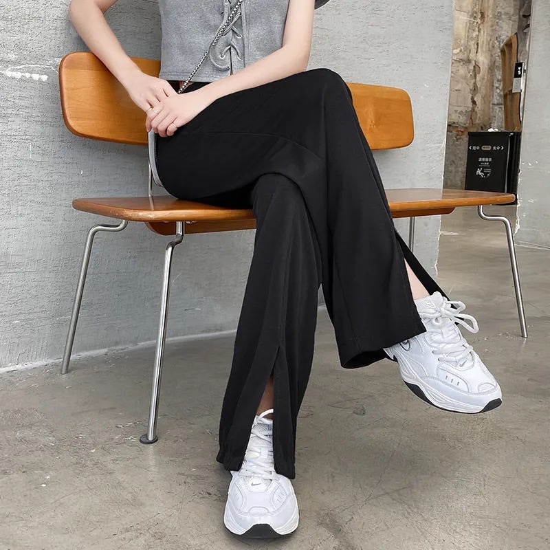 Quần dài ZHELIHANGFEI xẻ tà thời trang mùa hè cho nữ