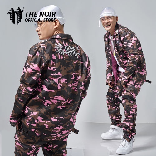 Áo khoác camo khaki đường phố form rộng phối màu binz thiết kế trẻ trung năng động unisex local brand THE NOIR