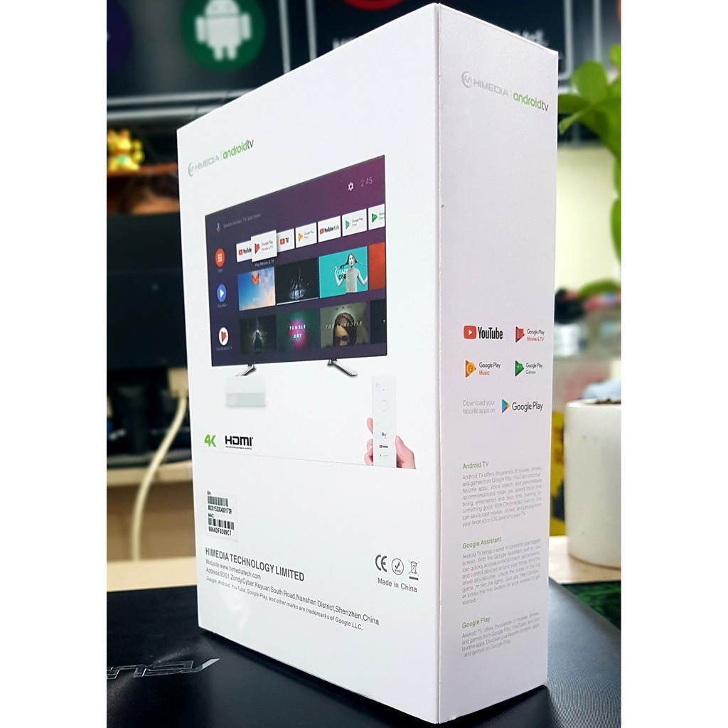 Android TV Box Himedia S500 - Android TV 9.0 Chính Chủ - Kèm Remote Voice - Hàng Chính Hãng