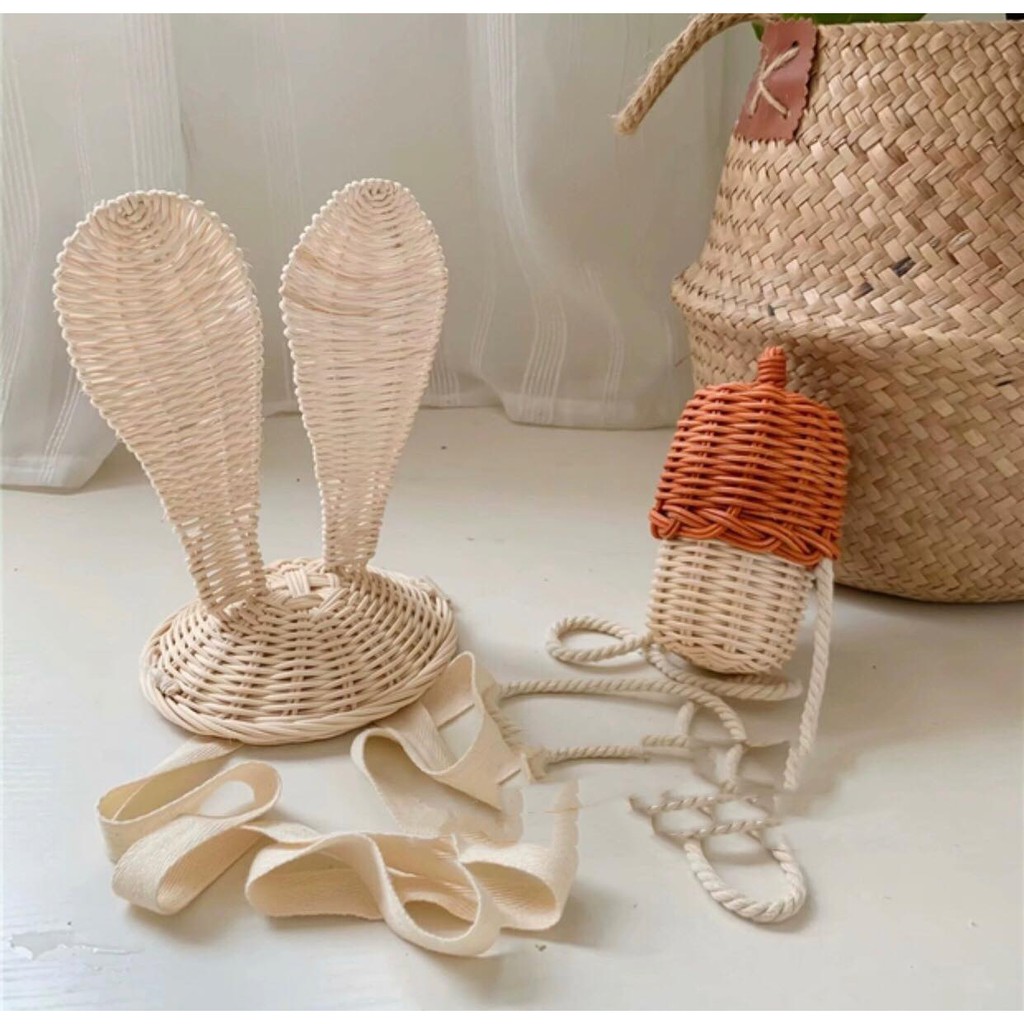 Túi hạt dẻ túi mây hình bình sữa cute dễ thương hàng xuất Hàn