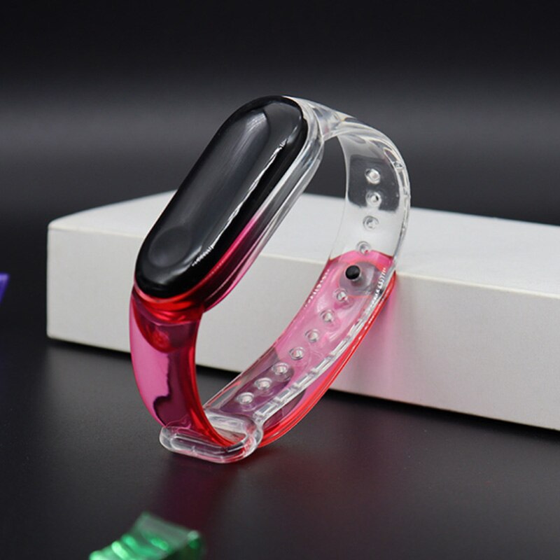 Dây Đeo Trong Suốt Cho Đồng Hồ Thông Minh for Xiaomi Mi Band 5 Miband 5 Nfc