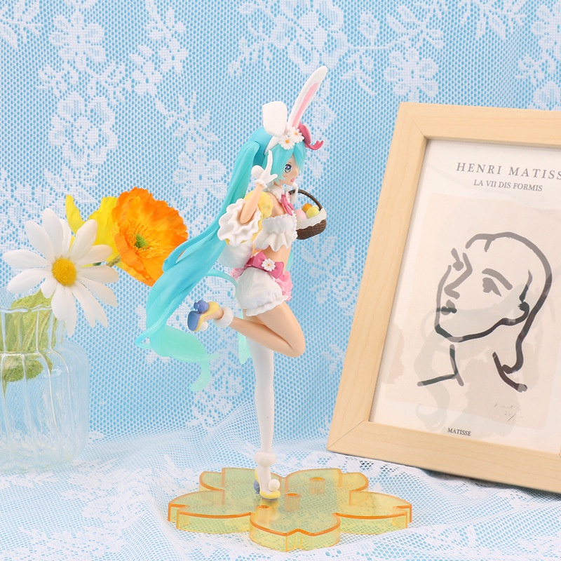 Mô hình nhân vật hoạt hình Hatsune Miku bằng nhựa PVC 23cm