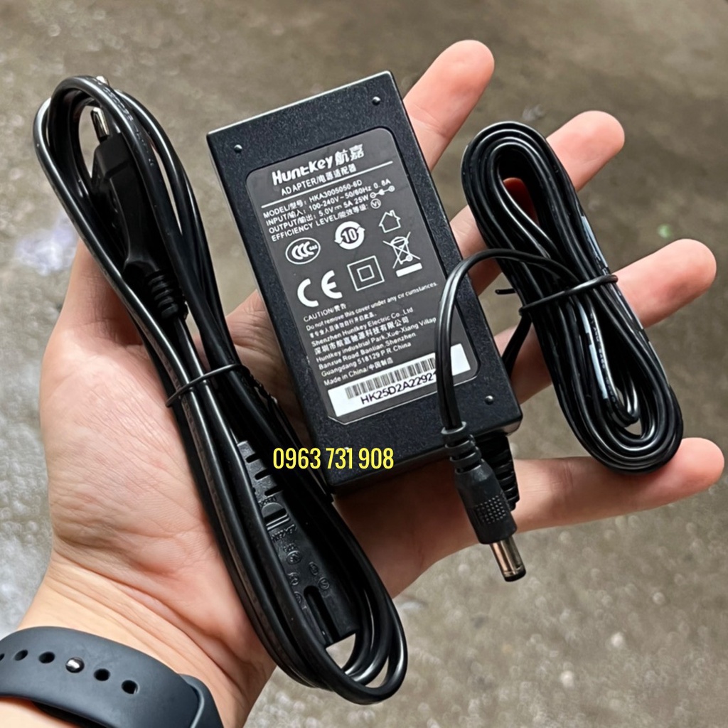 Adapter nguồn 5V 5A chính hãng huntkey