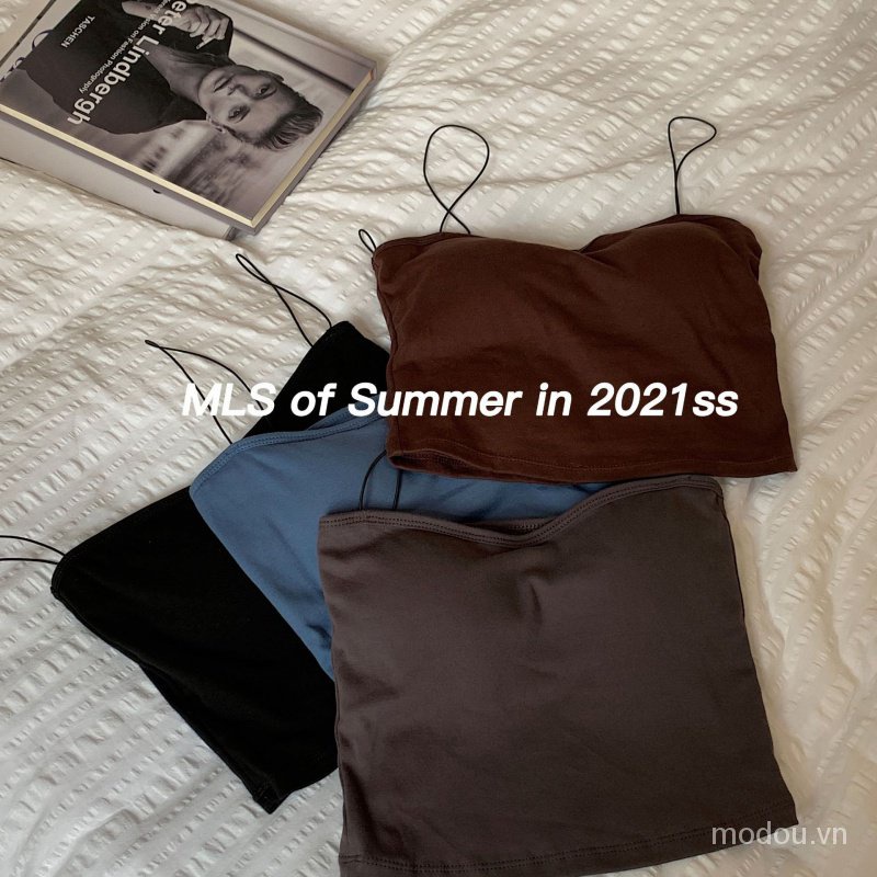 Áo hai dây có mút ngực hở lưng đẹp nữ tính zHHp